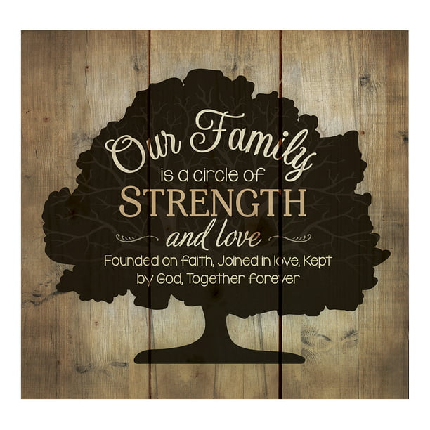 Our Family Branches of a Tree Roots Remain One 3 x 3 Inch Solid Pine Wood Rustic Magnet 